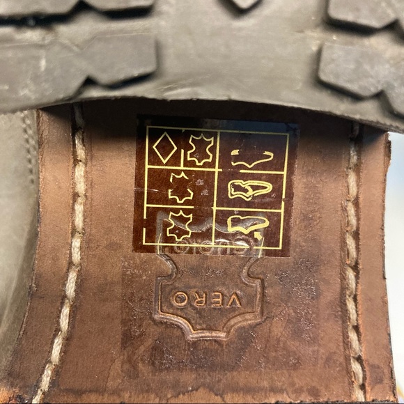 HINGE Siesta Leather Distressed Moto Boots Buckles - Picture 13 of 13